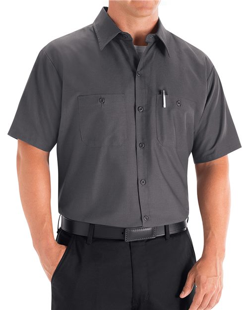 Red Kap Men's Mimix™ Short Sleeve Work Shirt - SX20