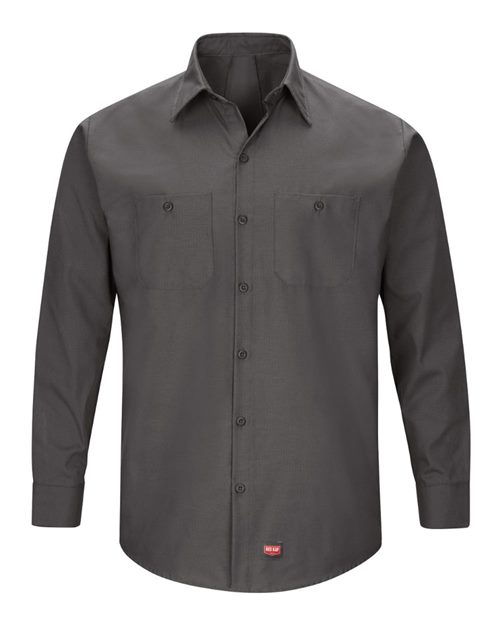 Red Kap Men's Tall Mimix™ Long Sleeve Work Shirt - SX10T