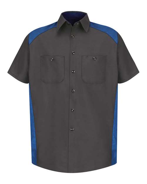 Red Kap Men's Tall Short Sleeve Motorsports Shirt - SP28T
