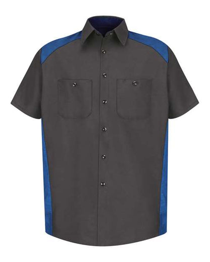 Red Kap Men's Tall Short Sleeve Motorsports Shirt - SP28T