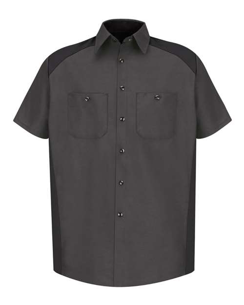 Red Kap Men's Tall Short Sleeve Motorsports Shirt - SP28T