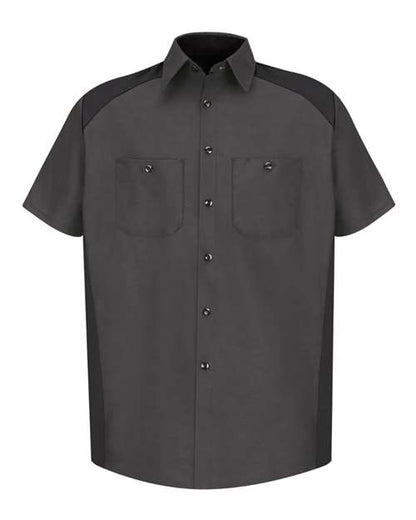 Red Kap Men's Tall Short Sleeve Motorsports Shirt - SP28T