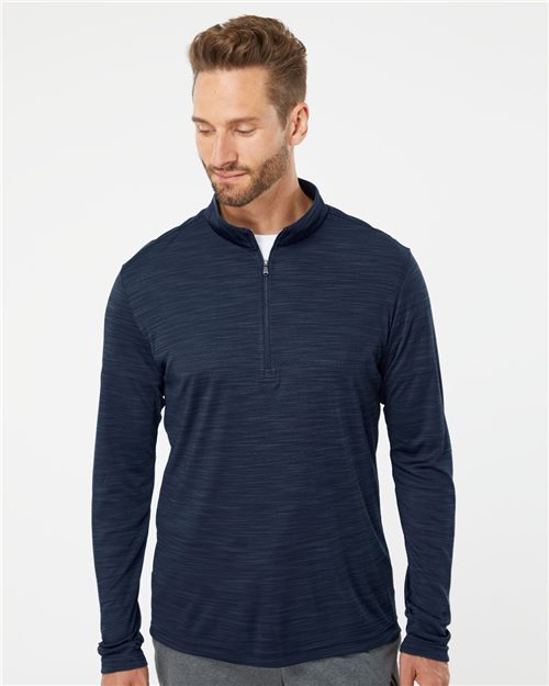 Adidas Men's Lightweight Mélange Quarter-Zip Pullover - A475