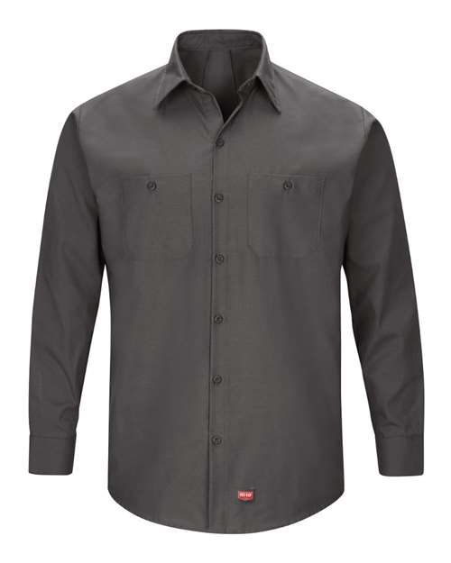 Red Kap Men's Tall Mimix™ Long Sleeve Work Shirt - SX10T