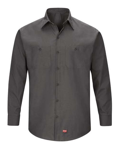 Red Kap Men's Tall Mimix™ Long Sleeve Work Shirt - SX10T