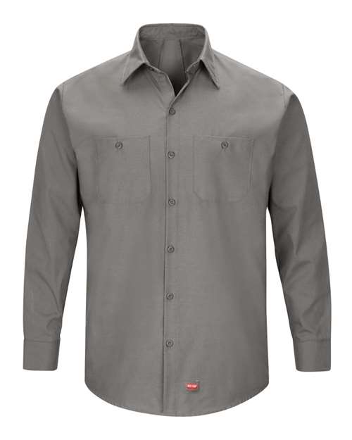Red Kap Men's Tall Mimix™ Long Sleeve Work Shirt - SX10T