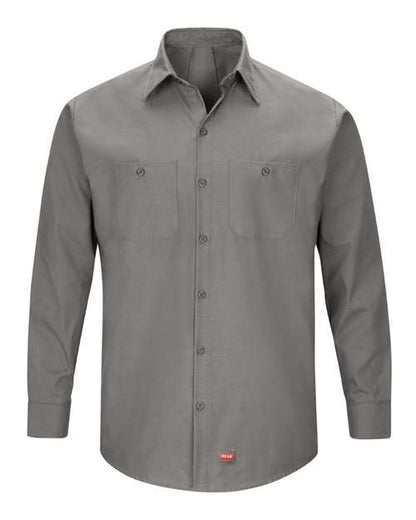 Red Kap Men's Tall Mimix™ Long Sleeve Work Shirt - SX10T
