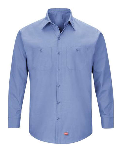 Red Kap Men's Tall Mimix™ Long Sleeve Work Shirt - SX10T