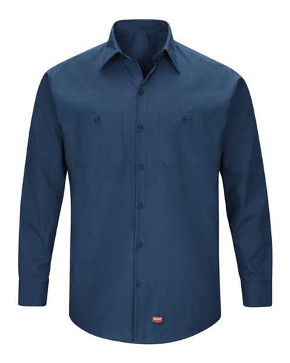 Red Kap Men's Tall Mimix™ Long Sleeve Work Shirt - SX10T