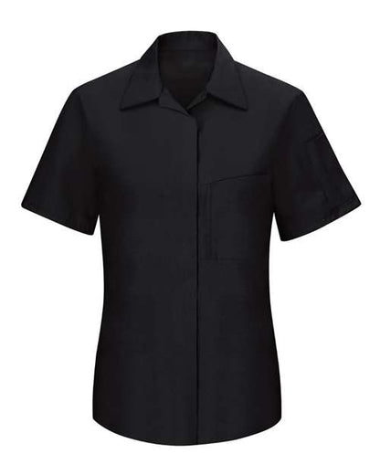 Red Kap Women's Performance Plus Short Sleeve Shop Shirt with Oilblok Technology - SY41