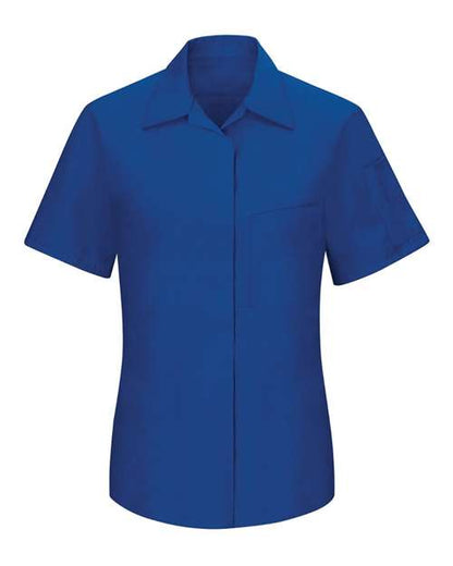 Red Kap Women's Performance Plus Short Sleeve Shop Shirt with Oilblok Technology - SY41