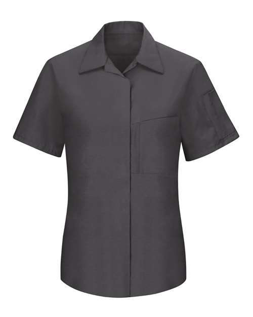 Red Kap Women's Performance Plus Short Sleeve Shop Shirt with Oilblok Technology - SY41