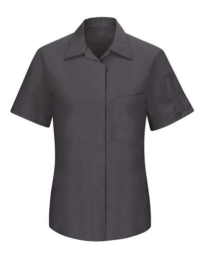 Red Kap Women's Performance Plus Short Sleeve Shop Shirt with Oilblok Technology - SY41