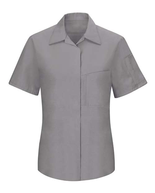 Red Kap Women's Performance Plus Short Sleeve Shop Shirt with Oilblok Technology - SY41