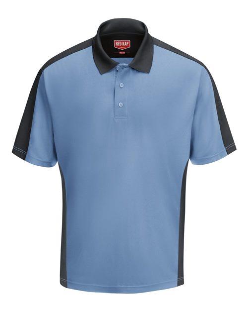 Red Kap Men's Performance Knit Two Tone Polo - SK54