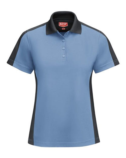 Red Kap Women's Performance Knit Two-Tone Polo - SK53
