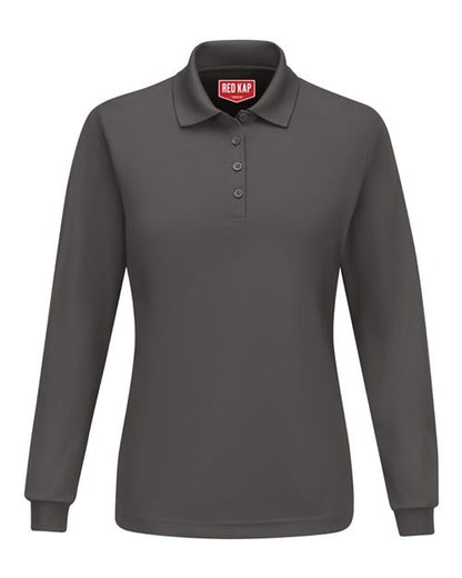 Red Kap Women's Long Sleeve Performance Knit Polo - SK7L
