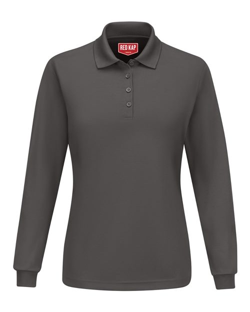 Red Kap Women's Long Sleeve Performance Knit Polo - SK7L