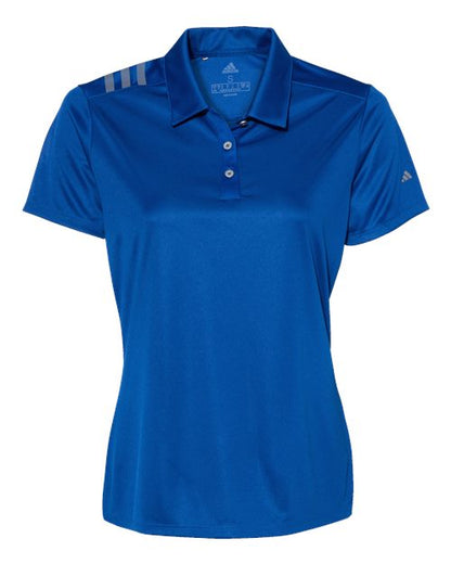 Adidas Women's 3-Stripes Shoulder Polo - A325