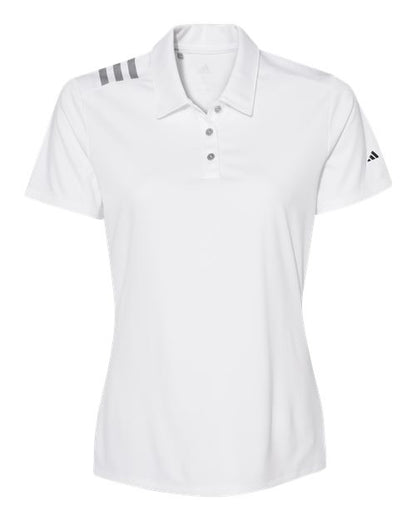 Adidas Women's 3-Stripes Shoulder Polo - A325