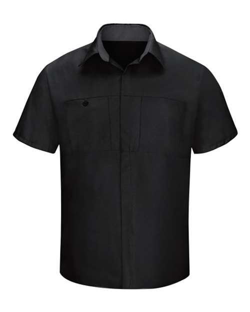 Red Kap Men's Tall Performance Plus Short Sleeve Shirt with Oilblok Technology - SY42T