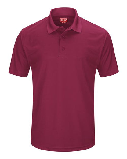 Red Kap Men's Short Sleeve Performance Knit Pocketless Core Polo - SK96