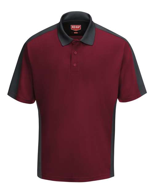 Red Kap Men's Performance Knit Two Tone Polo - SK54