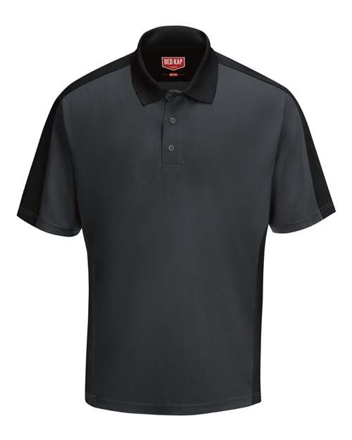Red Kap Men's Performance Knit Two Tone Polo - SK54