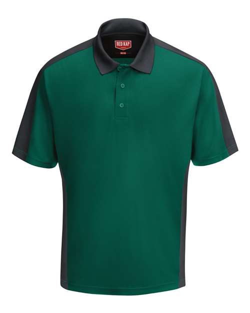 Red Kap Men's Performance Knit Two Tone Polo - SK54