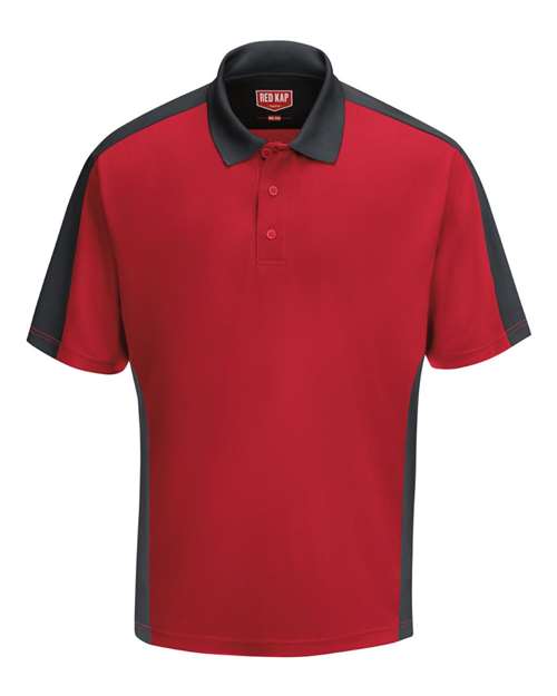 Red Kap Men's Performance Knit Two Tone Polo - SK54