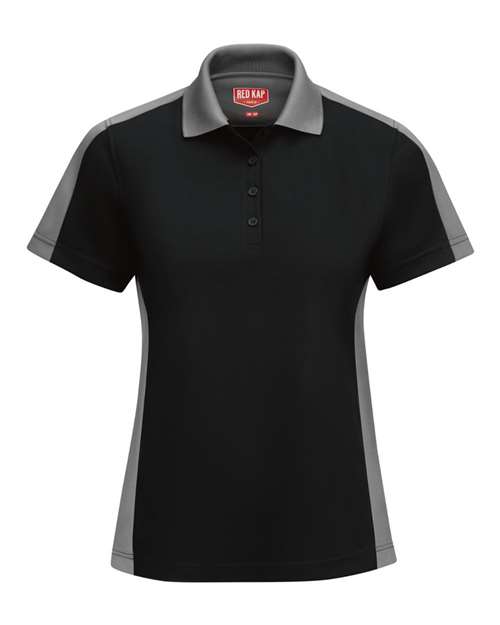 Red Kap Women's Performance Knit Two-Tone Polo - SK53
