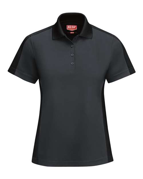 Red Kap Women's Performance Knit Two-Tone Polo - SK53