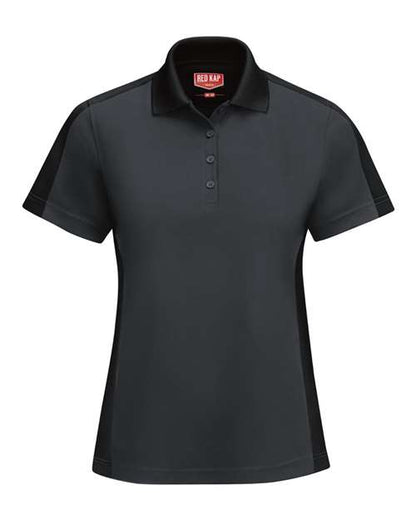 Red Kap Women's Performance Knit Two-Tone Polo - SK53
