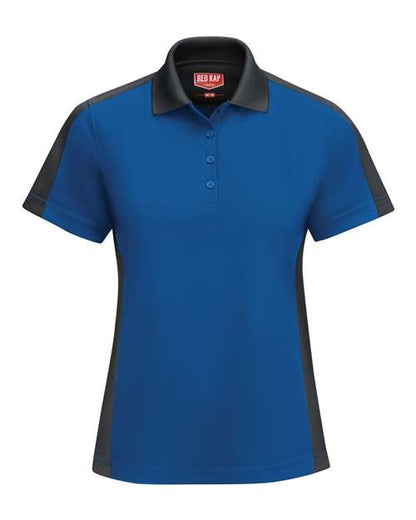 Red Kap Women's Performance Knit Two-Tone Polo - SK53