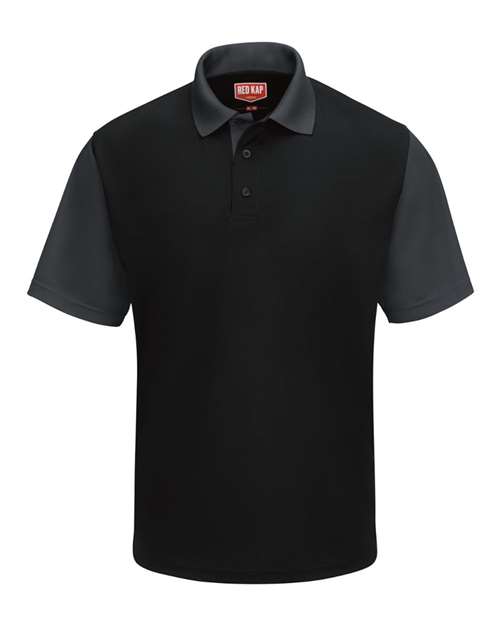 Red Kap Men's Performance Knit Color-Block Polo - SK56