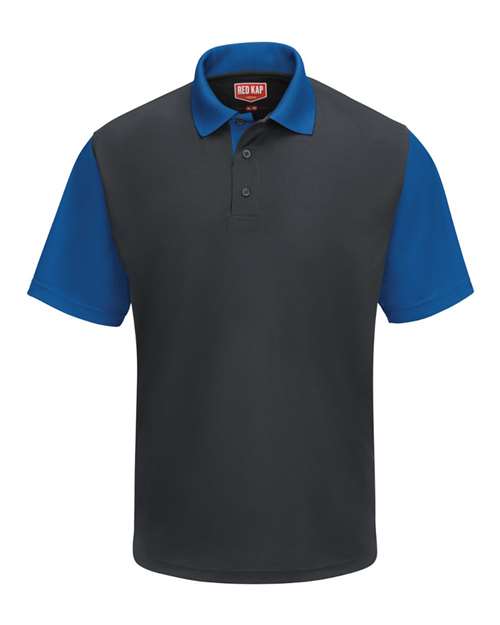 Red Kap Men's Performance Knit Color-Block Polo - SK56