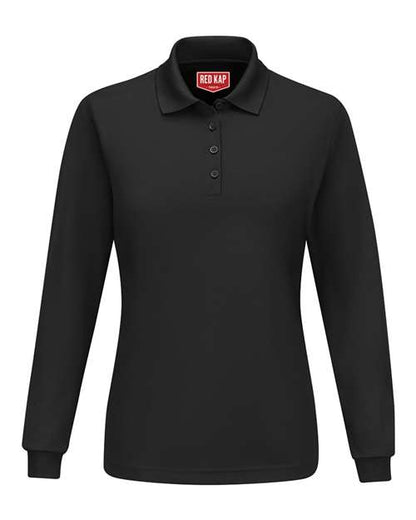 Red Kap Women's Long Sleeve Performance Knit Polo - SK7L