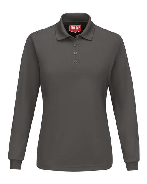 Red Kap Women's Long Sleeve Performance Knit Polo - SK7L