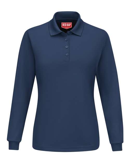 Red Kap Women's Long Sleeve Performance Knit Polo - SK7L