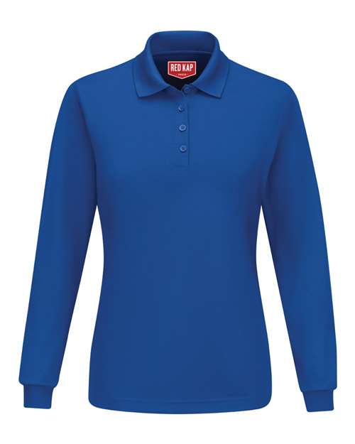Red Kap Women's Long Sleeve Performance Knit Polo - SK7L