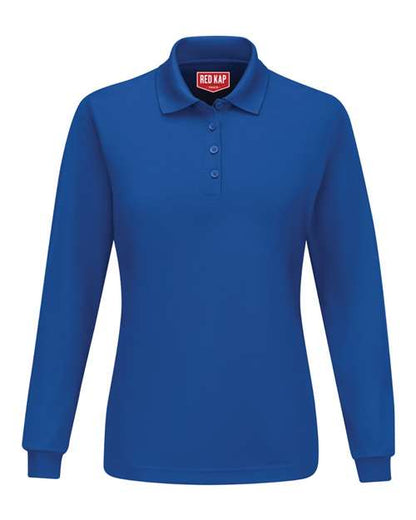 Red Kap Women's Long Sleeve Performance Knit Polo - SK7L