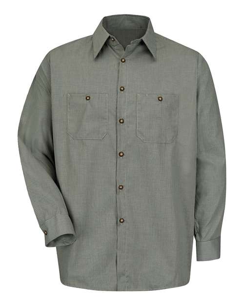 Red Kap Men's Tall Premium Long Sleeve Work Shirt - SP10T