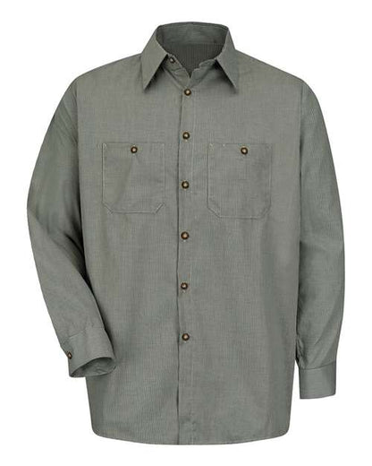 Red Kap Men's Tall Premium Long Sleeve Work Shirt - SP10T