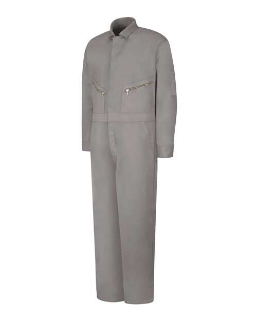 Red Kap Men's Extended Sizes Zip-Front Cotton Coverall - CC18EXT