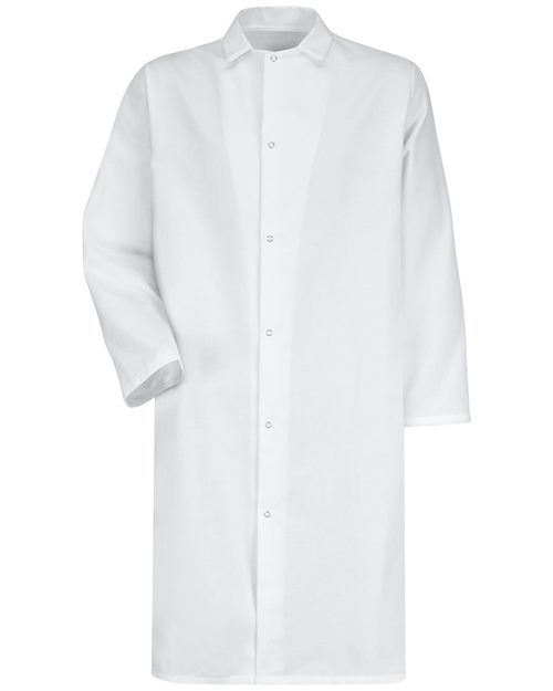 Red Kap Unisex Gripper - Front Butcher Frock - No Pockets - 4006
