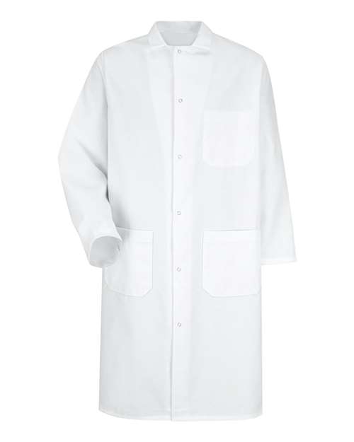 Red Kap Unisex Gripper - Front Butcher Frock - Interior Chest Pocket - 4004