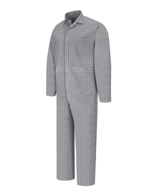 Red Kap Men's Extended Sizes Button-Front Cotton Coveral - CC16EXT