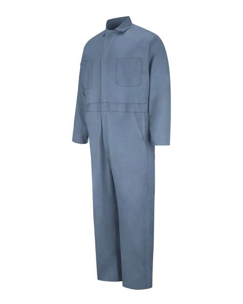Red Kap Men's Extended Sizes Button-Front Cotton Coveral - CC16EXT