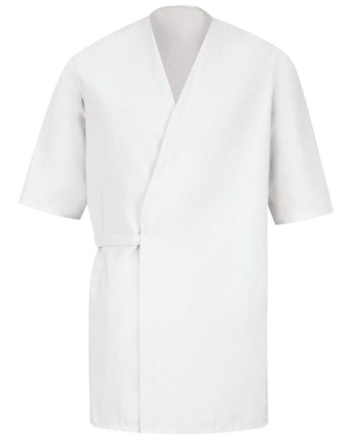 Red Kap Men's Collarless Poplin Butcher Wrap - WP18