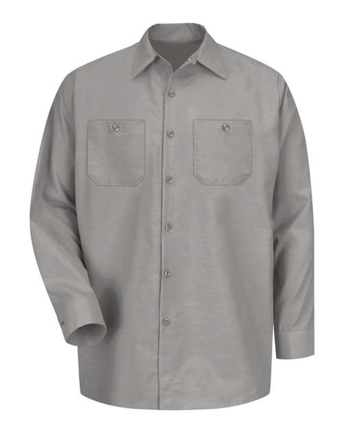 Red Kap Men's Tall Industrial Long Sleeve Work Shirt - SP14T